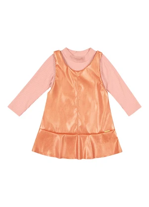 Colorittá - Conjunto Infantil Menina Metalizado Rosa - COLORITTÁ