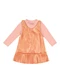 Colorittá - Conjunto Infantil Menina Metalizado Bege - variação: Rosa