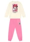 Brandili - Conjunto Infantil Menina Minnie Mouse Natural - variação: Natural