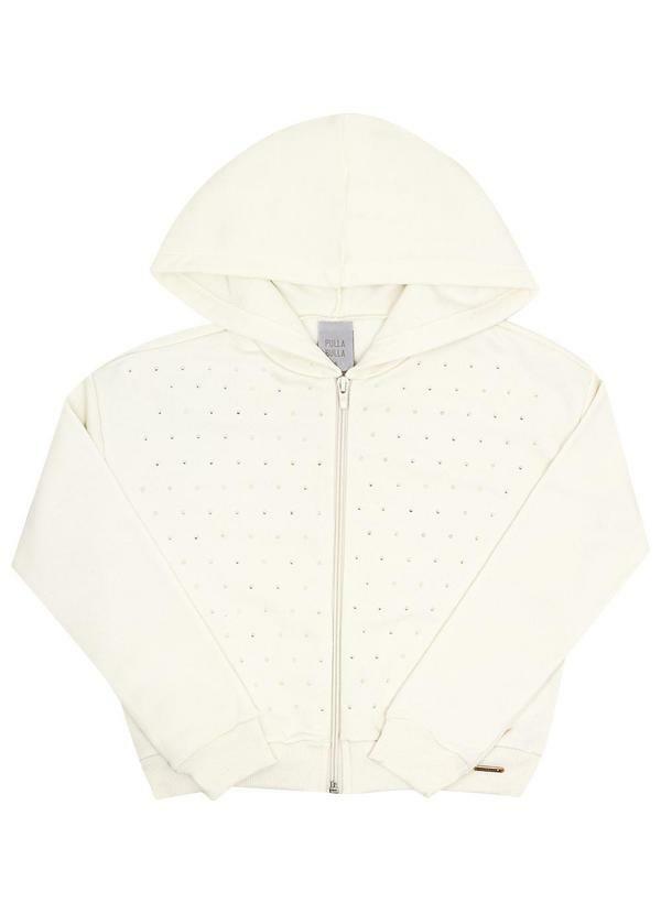 Pulla Bulla - Conjunto Infantil Menina Moletom  Bege  2