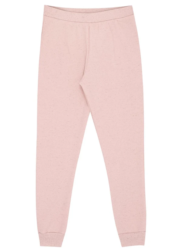 Pulla Bulla - Conjunto Infantil Menina Moletom Linho Rosa 3