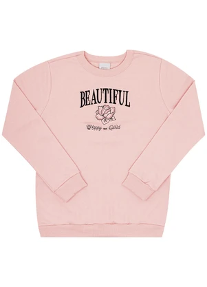 Pulla Bulla - Conjunto Infantil Menina Moletom Rosa - PULLA BULLA