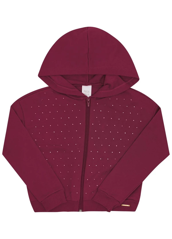 Pulla Bulla - Conjunto Infantil Menina Moletom Roxo 2