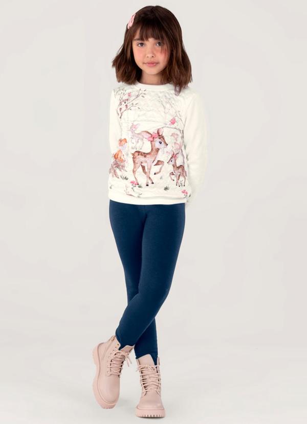 Brandili - Conjunto Infantil Menina Natural