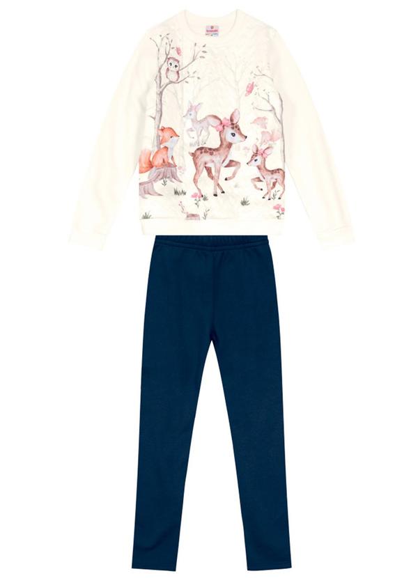 Brandili - Conjunto Infantil Menina Natural 2