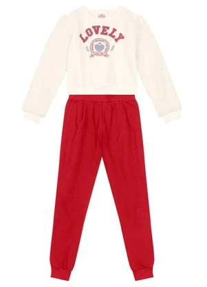 Brandili - Conjunto Infantil Menina Natural - BRANDILI
