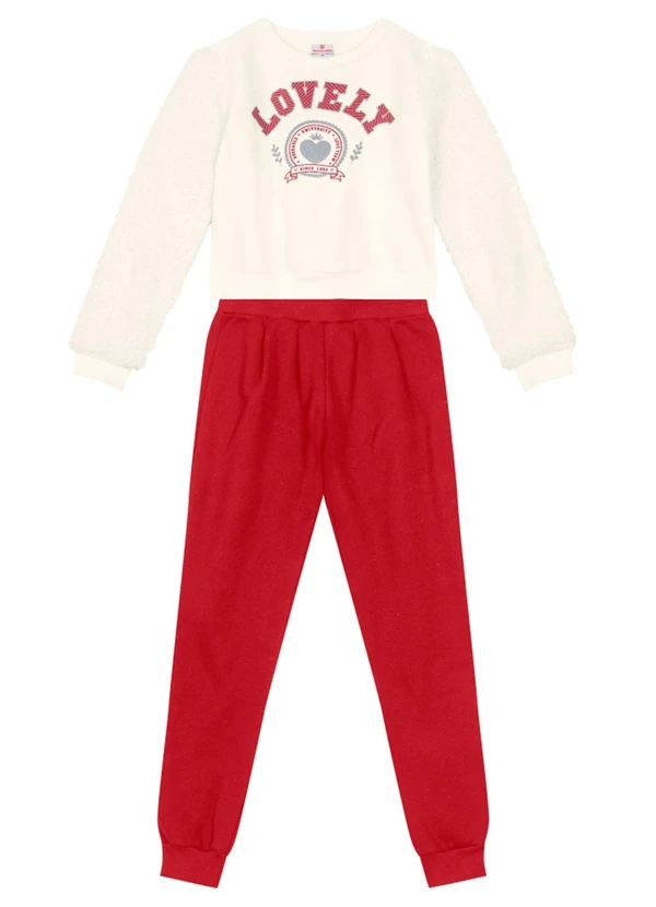 Brandili - Conjunto Infantil Menina Natural