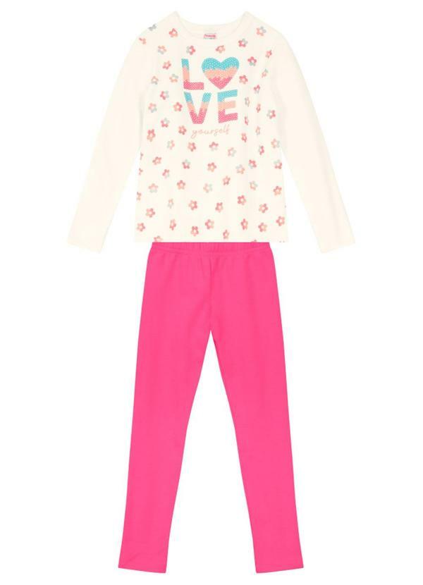 Brandili - Conjunto Infantil Menina Natural