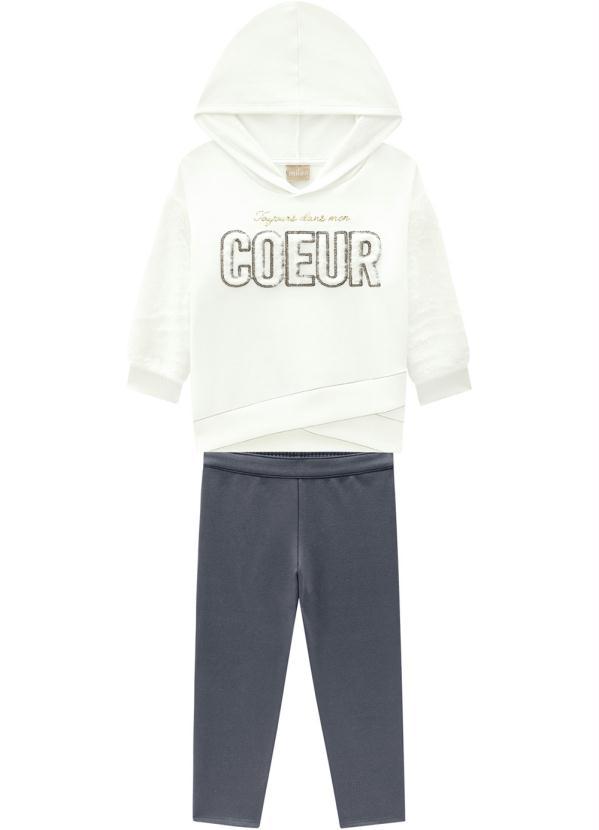 Milon - Conjunto Infantil Menina Off White 1