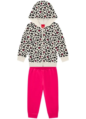 Kyly - Conjunto Infantil Menina Oncinha Cinza - KYLY