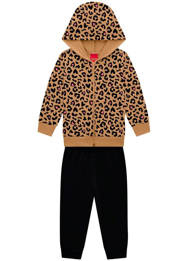 Kyly - Conjunto Infantil Menina Oncinha Marrom 2