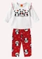 Kyly - Conjunto Infantil Menina Pandinhas Cinza - variação: Cinza