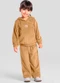 Brandili Mundi - Conjunto Infantil Menina Peluciada Marrom - variação: Marrom