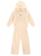 Brandili Mundi - Conjunto Infantil Menina Peluciada Marrom - variação: Natural