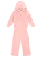 Brandili Mundi - Conjunto Infantil Menina Peluciada Marrom - variação: Rosa