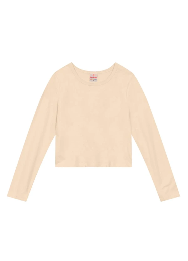 Brandili - Conjunto Infantil Menina Peluciado Bege 3