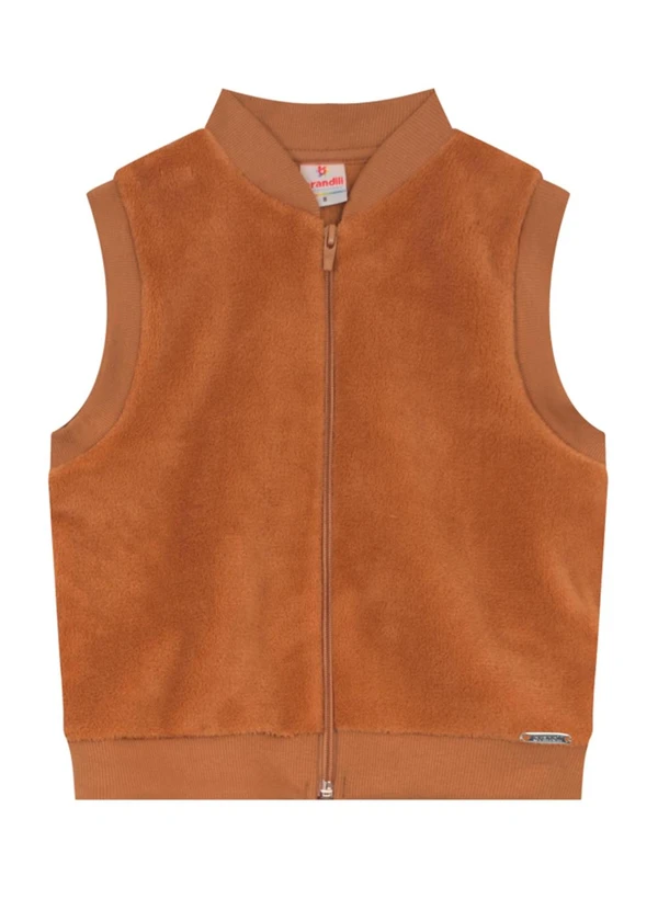 Brandili - Conjunto Infantil Menina Peluciado Bege 4