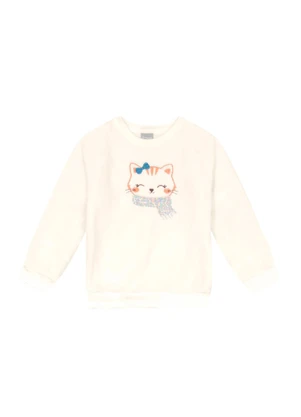 Mundi - Conjunto Infantil Menina Peluciado Natural - MUNDI