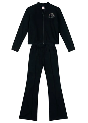 Brandili - Conjunto Infantil Menina Preto - BRANDILI