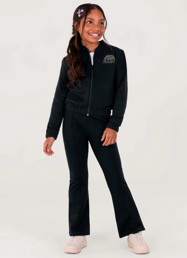 Brandili - Conjunto Infantil Menina Preto