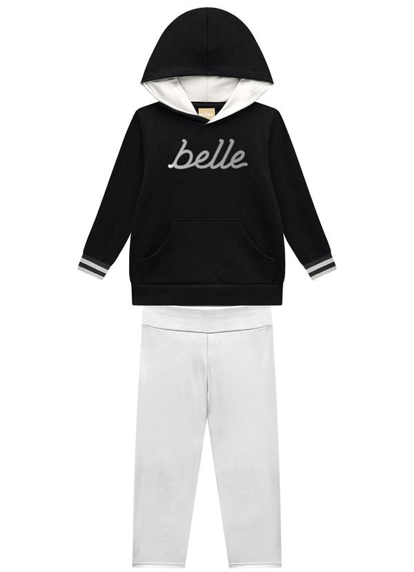 Milon - Conjunto Infantil Menina Preto