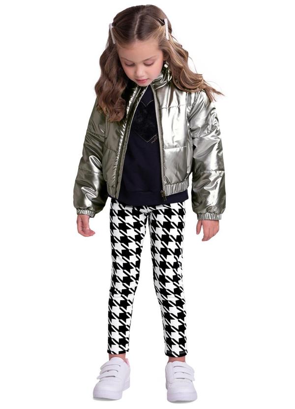 Milon - Conjunto Infantil Menina Preto 2