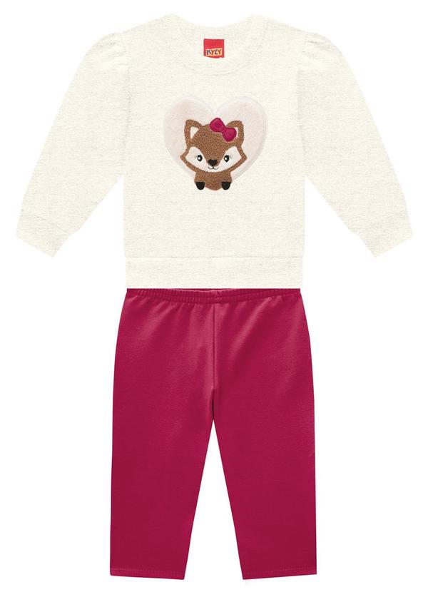 Kyly - Conjunto Infantil Menina Raposa Cinza 1