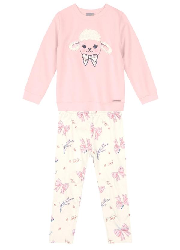 Brandili Mundi - Conjunto Infantil Menina Rosa 2