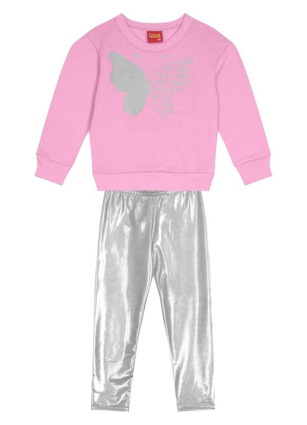 Kyly - Conjunto Infantil Menina Rosa