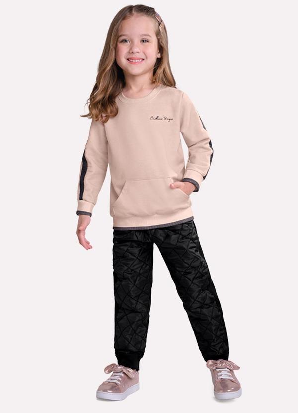 Milon - Conjunto Infantil Menina Rosa