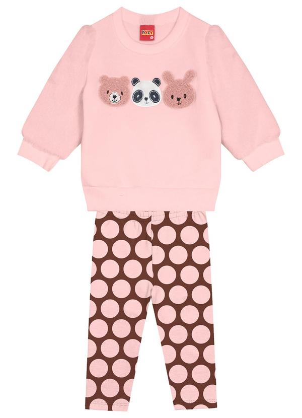 Kyly - Conjunto Infantil Menina Rosa