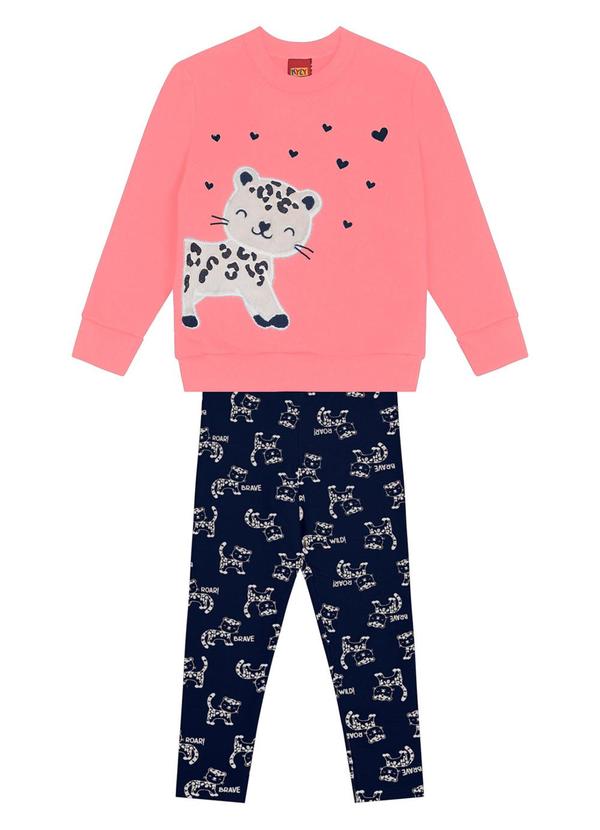 Kyly - Conjunto Infantil Menina Rosa