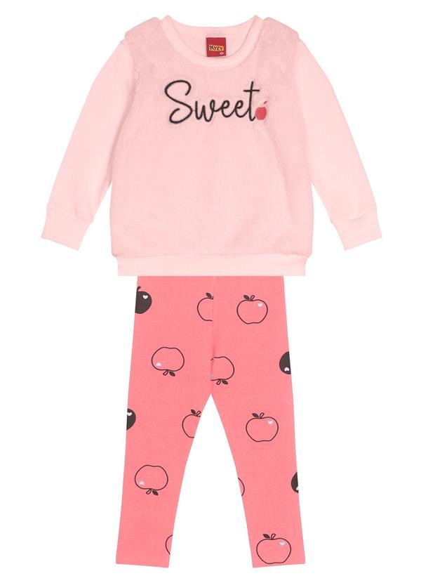 Kyly - Conjunto Infantil Menina Rosa