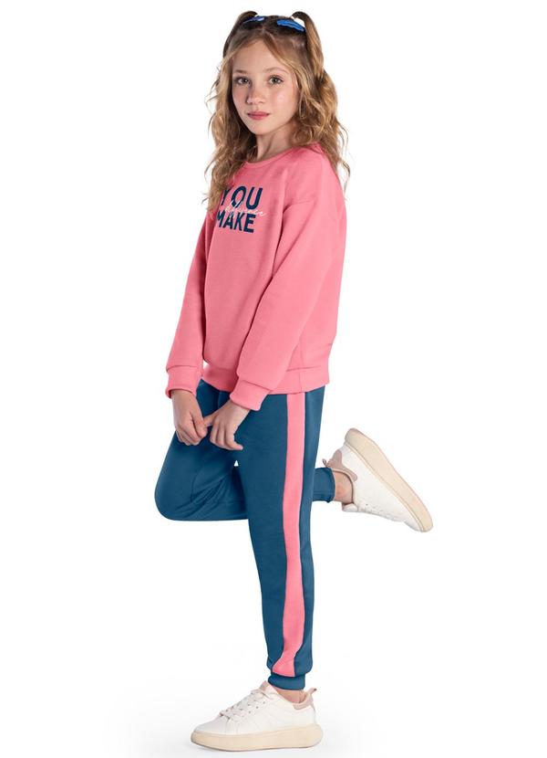 Kyly - Conjunto Infantil Menina Rosa