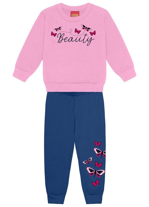 Kyly - Conjunto Infantil Menina Rosa