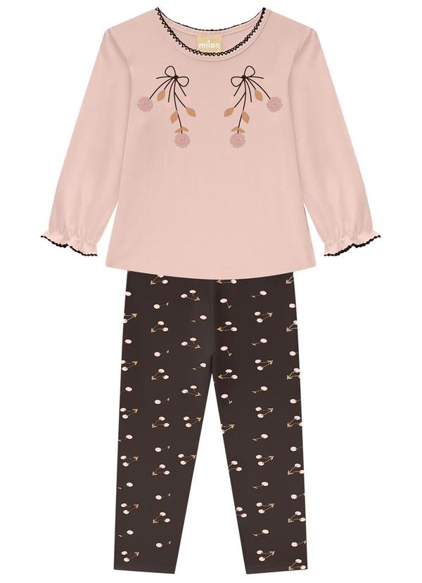 Milon - Conjunto Infantil Menina Rosa