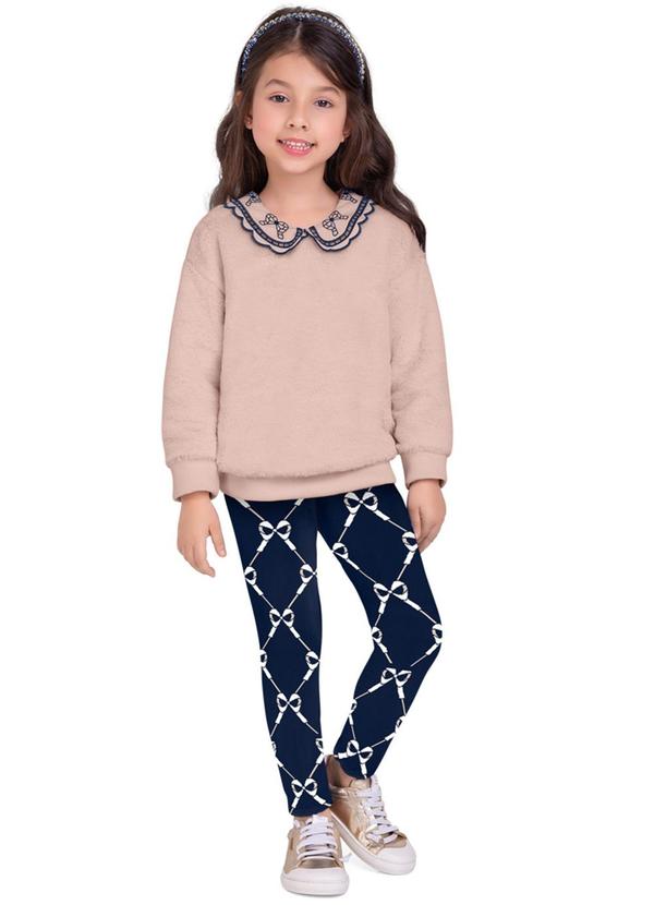 Milon - Conjunto Infantil Menina Rosa