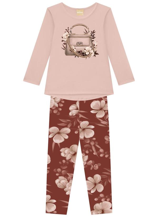 Milon - Conjunto Infantil Menina Rosa
