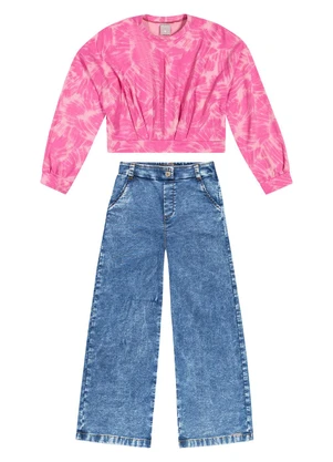 Colorittá - Conjunto Infantil Menina Rosa - COLORITTÁ