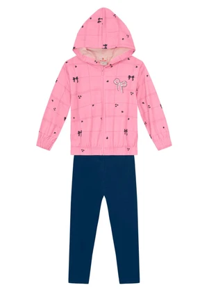 Brandili - Conjunto Infantil Menina Rosa - BRANDILI
