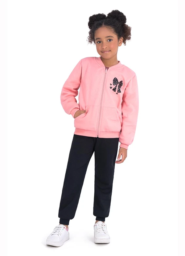 Duduka - Conjunto Infantil Menina Rosa