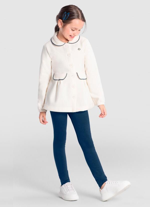 Brandili - Conjunto Infantil Menina Sofisticado Bege