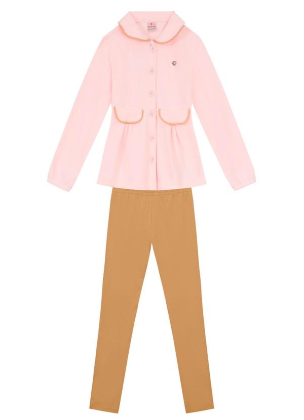 Brandili - Conjunto Infantil Menina Sofisticado Rosa 2