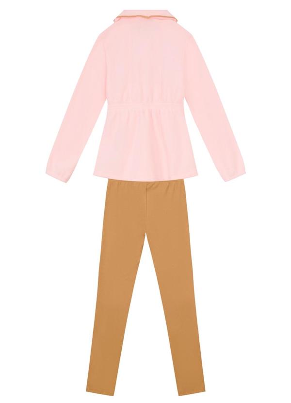 Brandili - Conjunto Infantil Menina Sofisticado Rosa 3