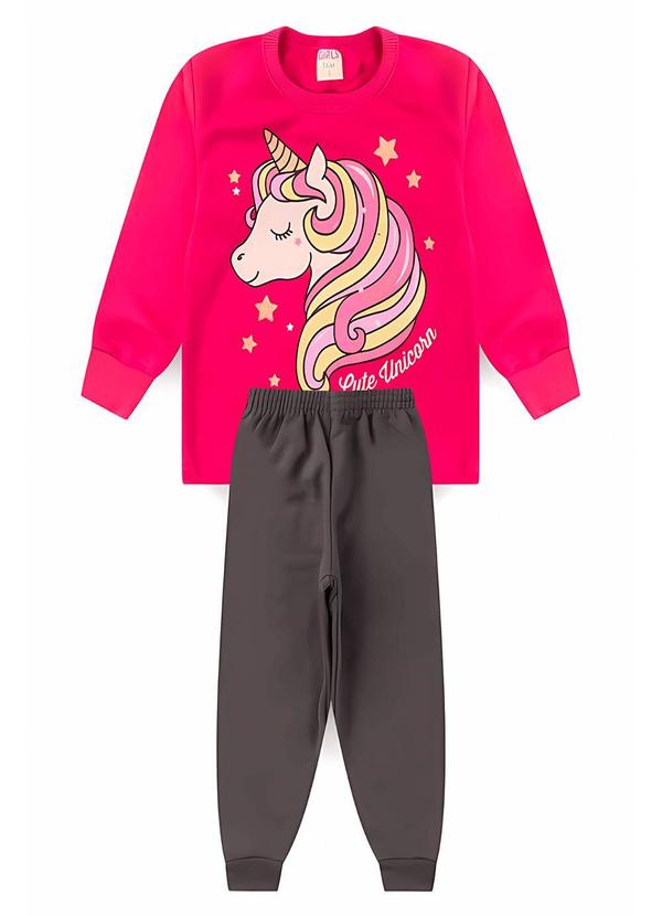 Rosa Azul - Conjunto Infantil Menina Unicórnio Rosa 1
