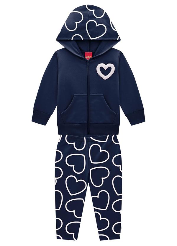 Kyly - Conjunto Infantil Menina Ursinhos Azul