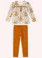 Nanai - Conjunto Infantil Menina Ursinhos Branco - variação: Branco