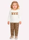 Milon - Conjunto Infantil Menina Ursinhos Branco - variação: Branco