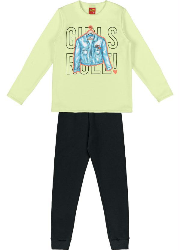 Kyly - Conjunto Infantil Menina Verde