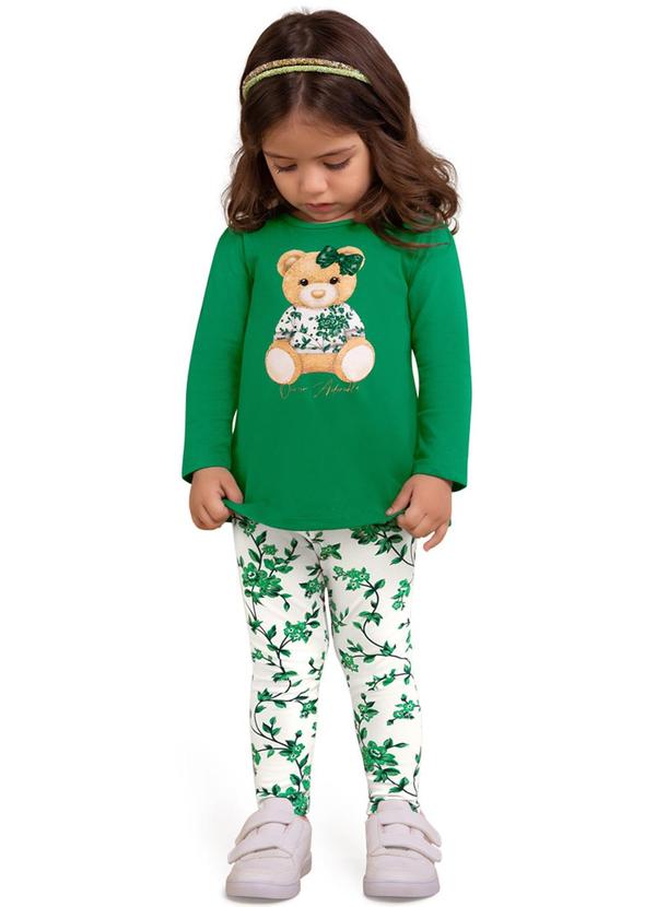 Milon - Conjunto Infantil Menina Verde